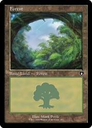 Forest (Retro Frame) #451 Commander Masters CMM MTG