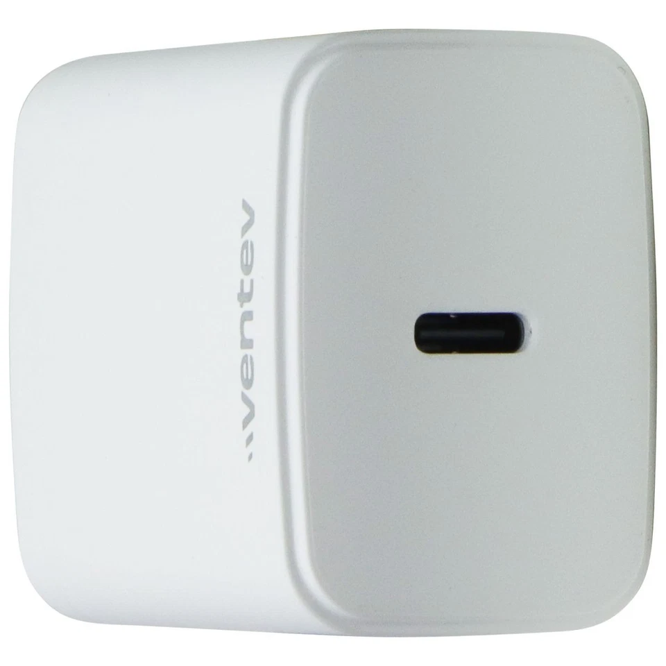 Ventev 20W Single Port USB-C Ultra Fast Wall Charger - White - Image 3 of 4
