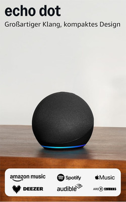 Echo Dot (Neueste Generation) | Smarter WLAN- Und Bluetooth-Lautsprecher Mit Ale