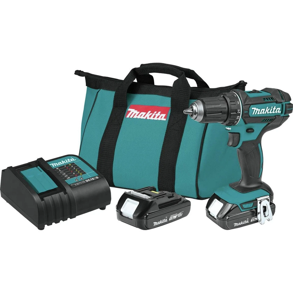 Makita XFD10SY-R 18V LXT Li-Ion Taladro/Destornillador Kit (1,5 Ah) Certificado Reacondicionado