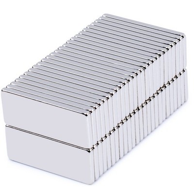 50pcs Rare Earth Magnets Bars, Small Rectangular Neodymium Magnets Heavy Duty...