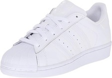 Big Kid's Adidas Superstar J White/White/White EF5399 