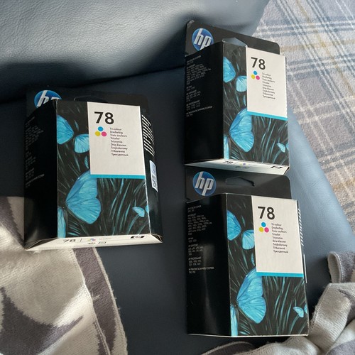 HP 78 Colour Ink Cartridge - Genuine (C6578D) X3 New - Afbeelding 3 van 14