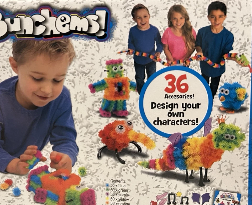 The Bunchems Mega Pack 400 Piezas! ¡Viene con 1 JUGUETE GRATIS por cada compra! - Imagen 2 de 4