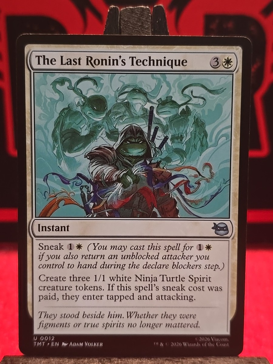 x1 The Last Ronin's Technique TMT Ninja Turtles MTG 12 M/NM