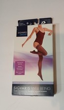 Sigvaris Thigh Highs Womens B Beige Sheer Compression 15-20 MmHg Honey Wellbeing