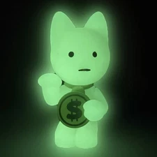 “Work Cat” Hidden Style Rare Smiski Luminous Mystery Box Collectible MiniFigure