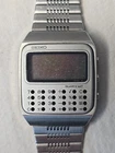 Vintage SEIKO Calculator Watch C153-5007 Quartz LCD Japan 1970s