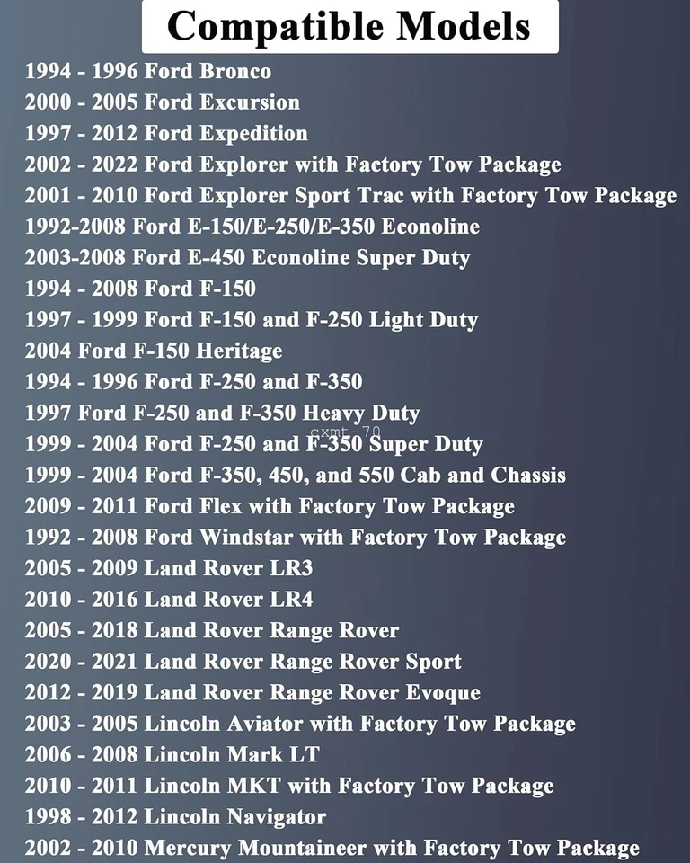 3035-P Brake Controller Wiring Adapter for Lincoln 1998-2012 Mercury 2002-2010 Foto 4 de 4