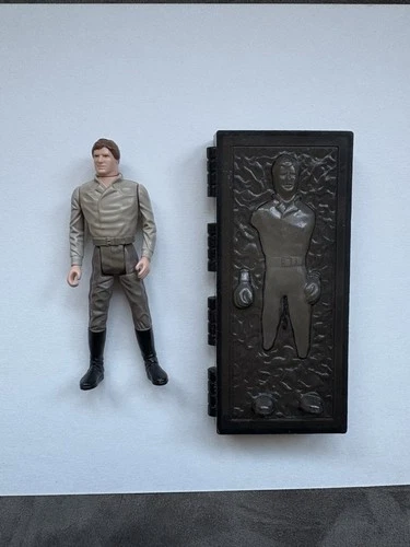 Vintage Star Wars Han Solo In Carbonite Complete Last 17 1985 Kenner