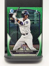 Bladimir Restituyo 2023 Bowman Chrome Green Mojo #BCP-234 99/99 Bookend!