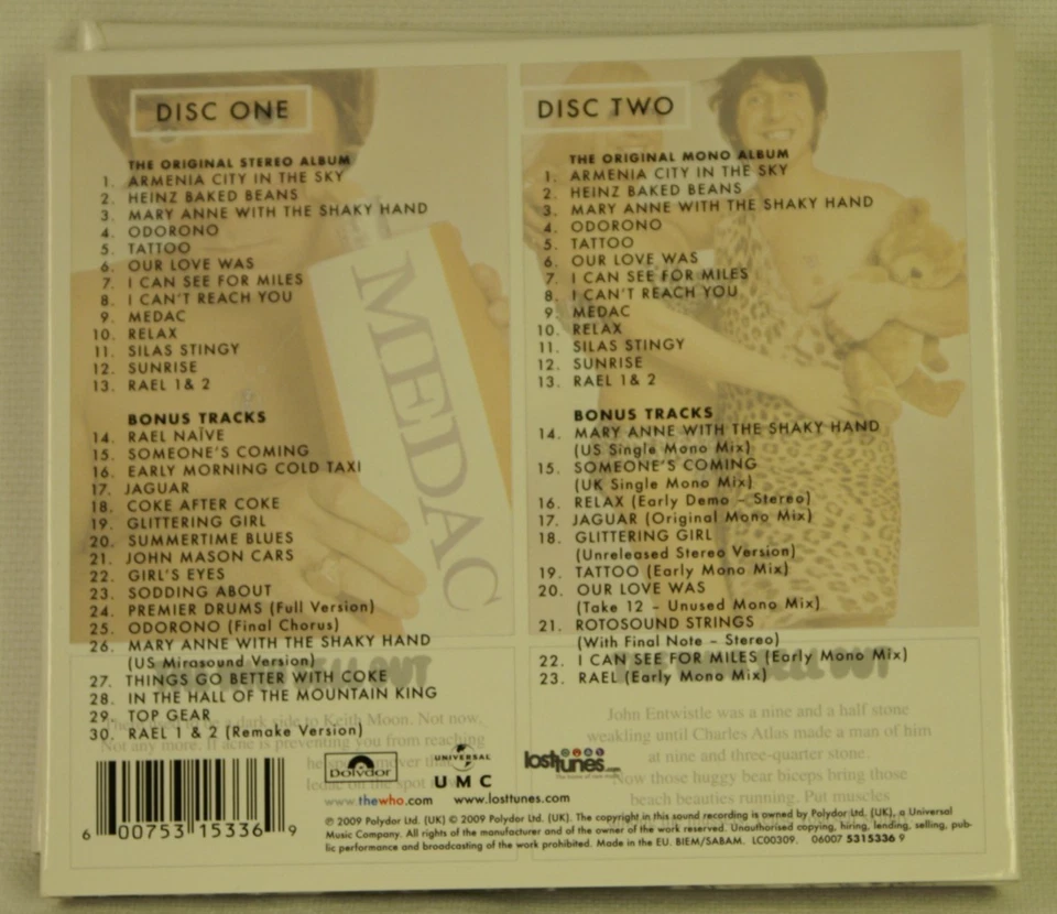 The Who - The Who Sell Out - Deluxe Edition - 2CD Remastered - 2009 - Bild 4 von 4