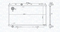 Magneti Marelli 350213176200 KüHler, MotorküHlung Passend FüR Nissan