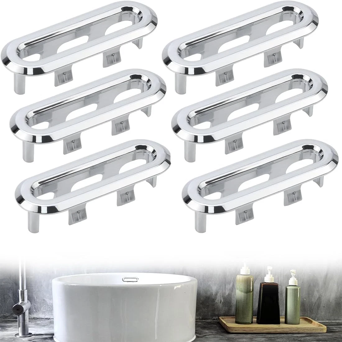 Tappo Per Lavandino Universale Sanilo A Forma Di Carlino - Ottone Cromato, Diametro 4 Cm, Altezza Regolabile 6,5-8,5 Cm