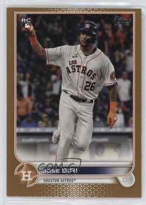 2022 Topps Series 2 Gold 682/2022 Jose Siri #599 Rookie RC 1e19