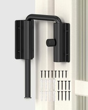 U-Shaped Sliding Door Lock 90/180 Degree Aluminum Alloy Home Security Gate Latch