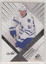 2016-17 SP Game Used Authentic Rookies 10/54 Frederik Gauthier #162 0nr3
