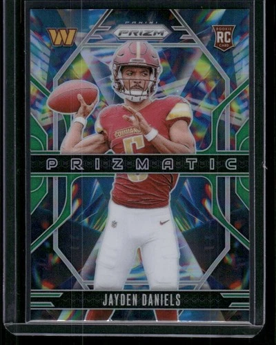 2024 Panini Prizm Jayden Daniels Silver Prizmatic Rookie #3