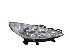 Peugeot 207 Headlight Lamp Off Side Right Halogen 2009 Rhd 620697