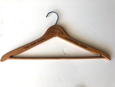 Antique Wood Hanger "The Penn Harris" Harrisburg, Pennsylvania Hotel