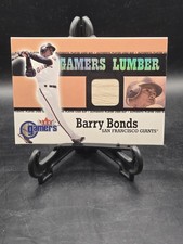 Barry Bonds Giants 2000 Fleer Gamers Gamers Lumber Game Used Bat Relic Card