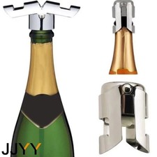 Champagne Stopper Stainless Steel Vacuum Sealed Wine Sparkling Bottle Closure