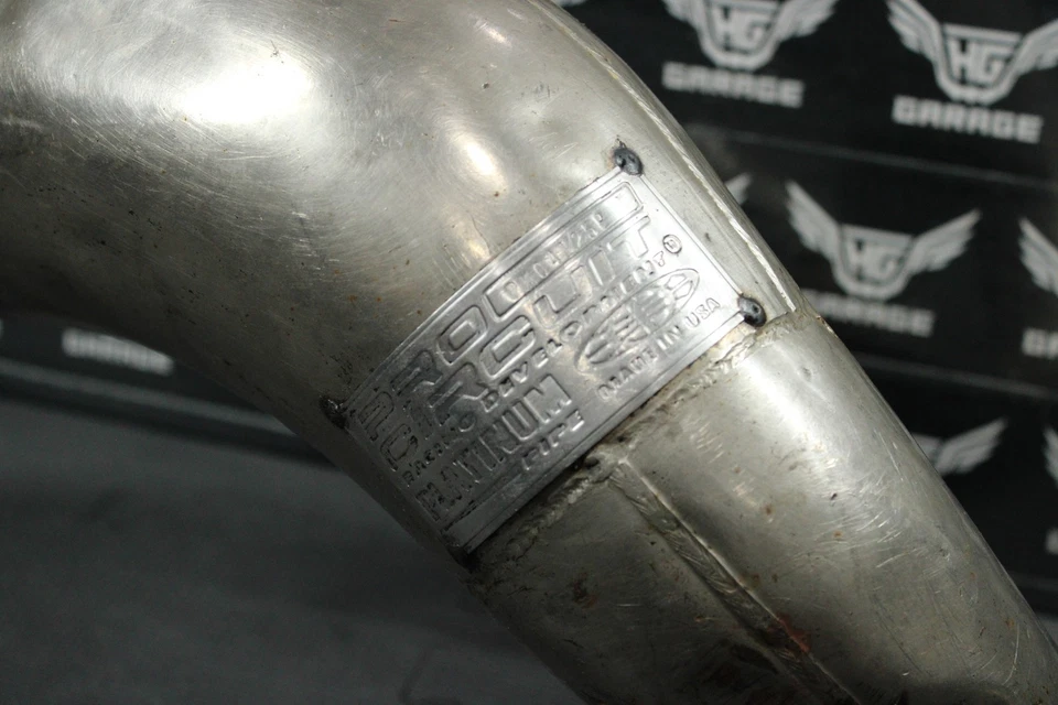 2004 KAWASAKI KX125 PRO CIRCUITO PLATINA TUBO DE ESCAPE CÂMARA CABEÇALHO 18120-0011 - Imagem 2 de 4