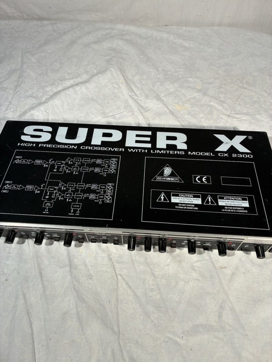 Behringer Super x CX 2300 3-Way Mono/2-Way Stereo Crossover | eBay