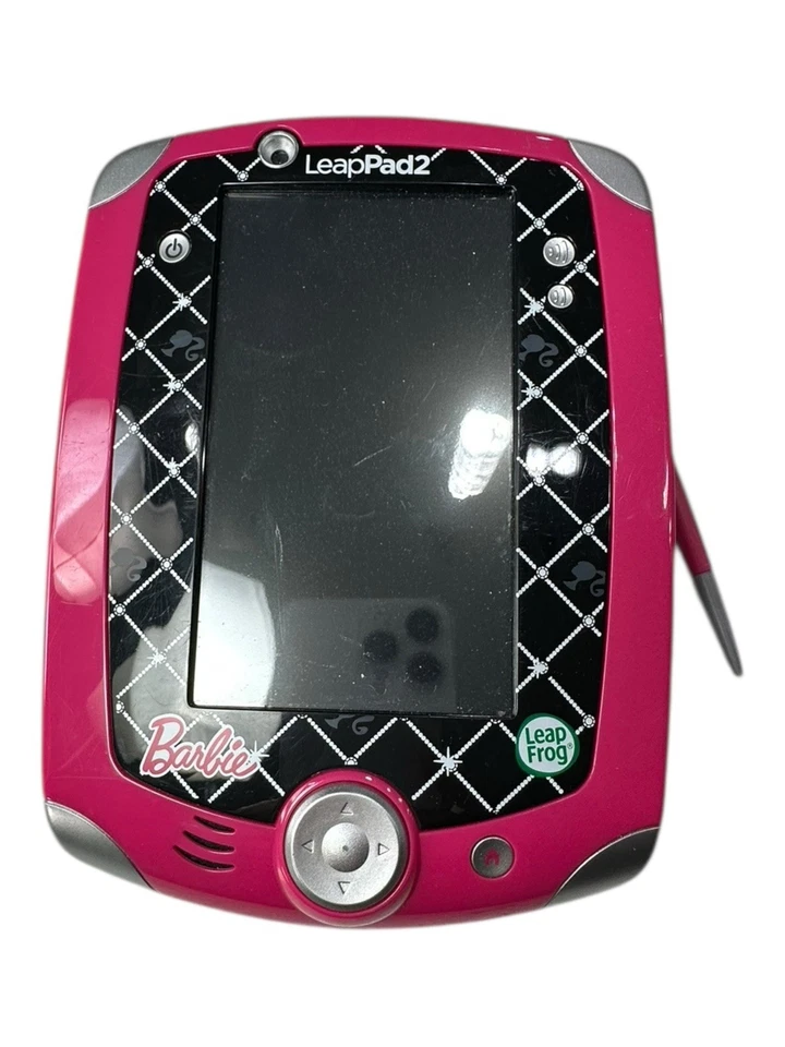 LeapFrog LeapPad 2 Leap Pad Frog Explorer Learning System: Barbie Edition WORKS - Image 2 of 4