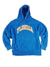 Vintage Florida State Steve and Barrys Hoodie Herren Kapuzenpullover Blau G 2XL