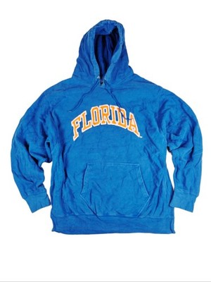 Vintage Florida State Steve and Barrys Hoodie Herren Kapuzenpullover Blau G 2XL