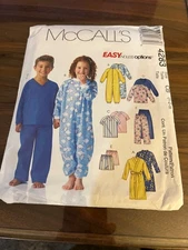 McCall's Pattern 4283 1, 2, 3 Toddlers Childrens Robe Jumpsuit Top Shorts Pants