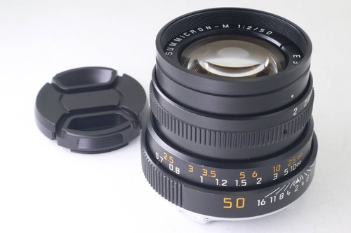 [MINT] Leica SUMMICRON-M 50mm f2 E39 Black M-Mount Prime Lens Japan f15332