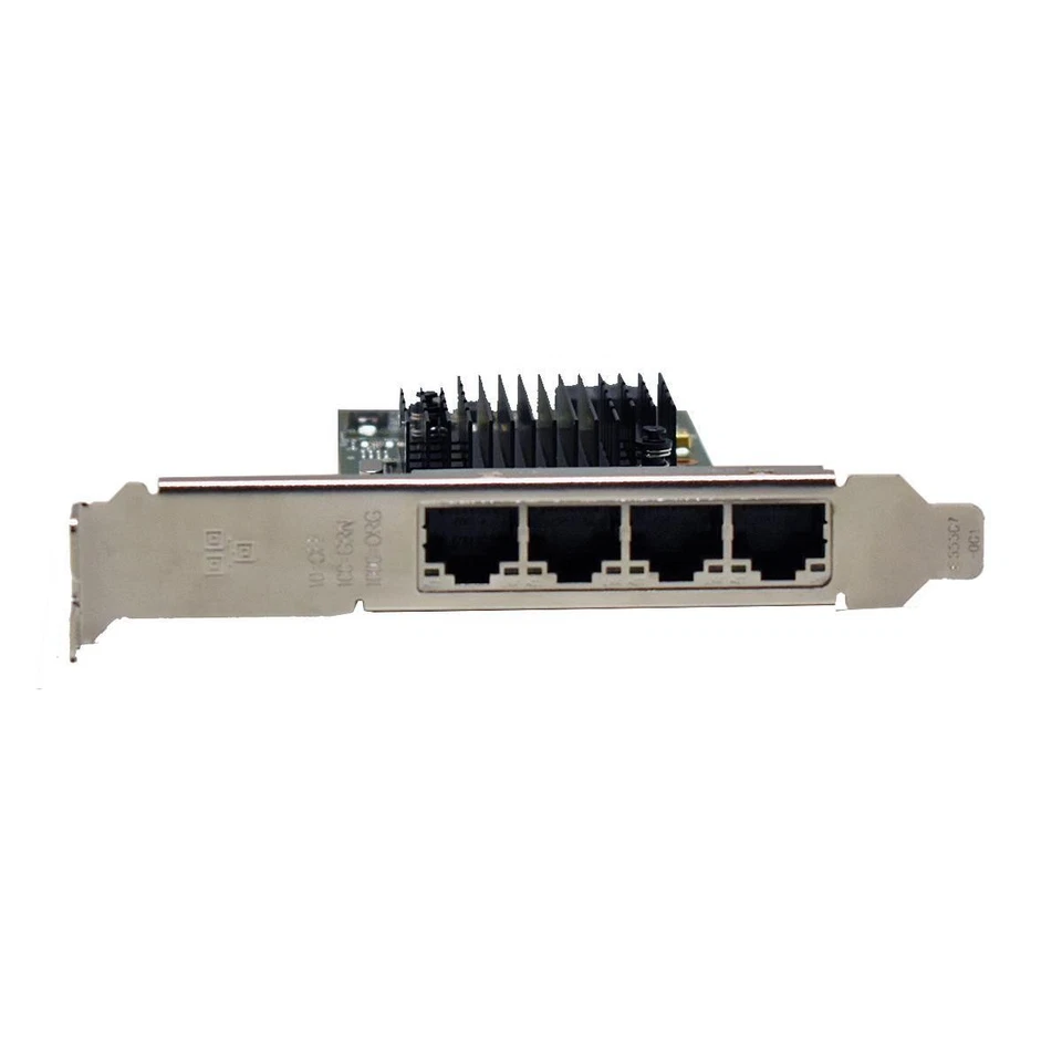 Dell I350-T4 4-Port PCIe x4 Gigabit Ethernet Network Adapter 00NWK2 0X8DHT FP - Bild 3 von 3
