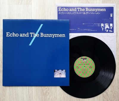 Echo & The Bunnymen S/T Mini-Album LP 1983 Japan Korova P-6195 w/ Insert