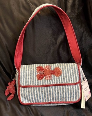 New Release - Rare - Handcrafted India Lobster Beaded Bag Viral TikTok New