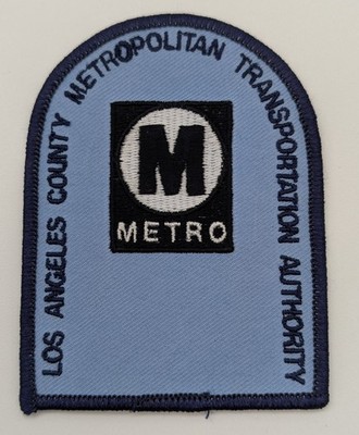 Vtg Los Angeles County Metropolitan Transportation Authority Metro LACMTA Patch