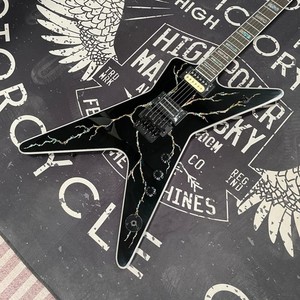 Laver Dime Stealth Guitare électrique & Tuners de matériel noir 6 ficelles Free Ship