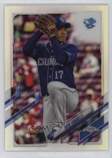 2021 Topps Chrome NPB Nippon Professional Baseball Refractor Yuya Yanagi #60 a8r
