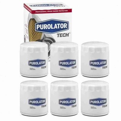 Purolator  6pc Engine Oil Filter For 2012-2017 Land Rover Range Rover Evoque 2.0