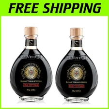 Oro Gold Aceto Balsamico di Modena 8.45oz Jars - Pack of 2 - Perfect for Gifting
