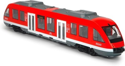 Dickie Toys City Train Spielzeugzug Türen Dach beweglich 45 cm