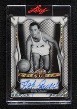 2025 Leaf Metal Authentics Volume 2 White Shimmer 3/7 Bob Cousy Auto HOF 1d07