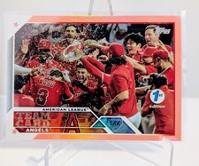 2023 MLB Los Angeles Angels 😇 Team Card /10 Topps Series 1 feat. Shohei Ohtani 