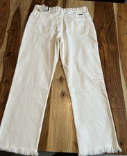 NWT KanCan White high rise straight leg jeans Size 9/28