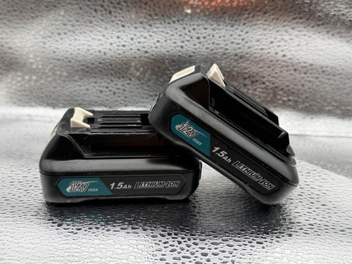 [2-PACK] MAKITA [BL1016] GENUINE 12V MAX 1.5 AH LITHIUM‑ION BATTERY PACK