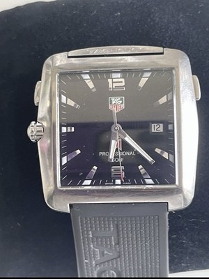 TAG Heuer Professional Golf Men's Black Watch - WAE1116-0