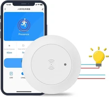 Human Presence Sensor Light SwitchZigbee Millimeter Wave Presence SensorAuto-...