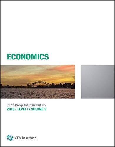 CFA INSTITUTE LEVEL 1 2016 VOLUME 2 ECONOMICS - Paperback - GOOD-image