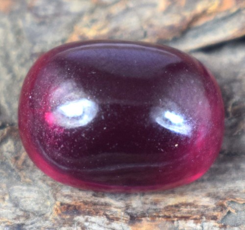 Certified Natural Burma Red Ruby 13.65 Carat Oval Cabochon Loose Gemstone C9770 - Picture 2 of 8